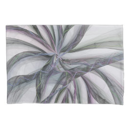 Funda De Cojín Movimientos de filigrana abstracto moderno fractal