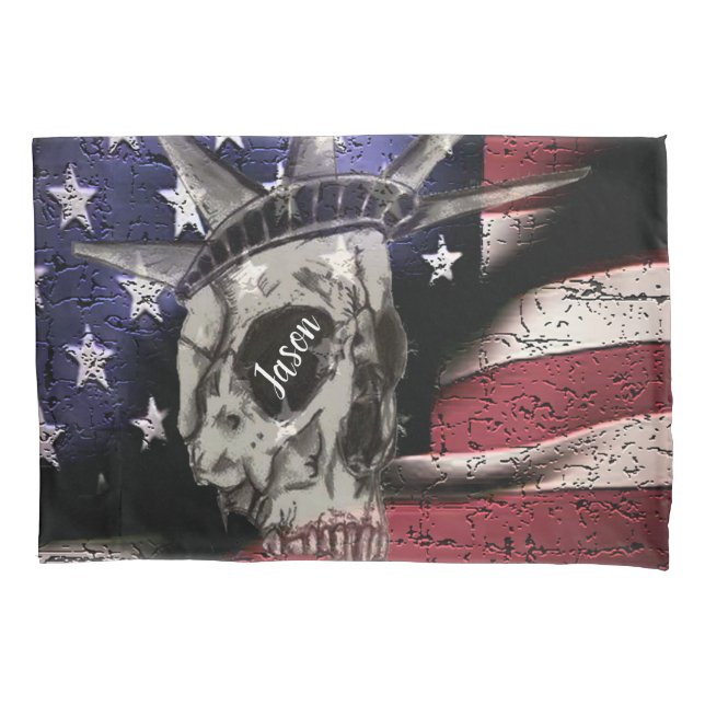 Funda De Cojín Muerte o libertad (Anverso)