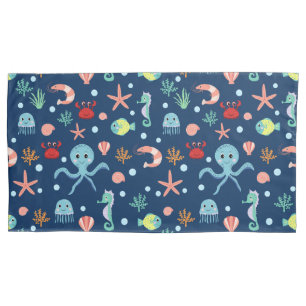 Funda De Cojín Mundo del Mar
