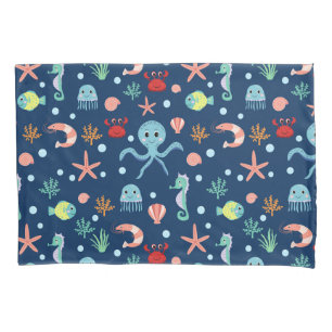 Funda De Cojín Mundo del Mar