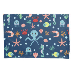 Funda De Cojín Mundo del Mar
