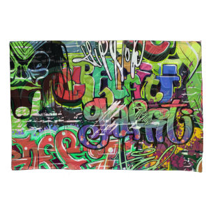 Funda De Cojín Muro de graffiti: El hip hop urbano