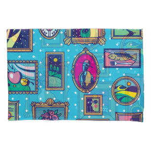 Funda De Cojín Muro de la galería: Colección de imágenes diversa