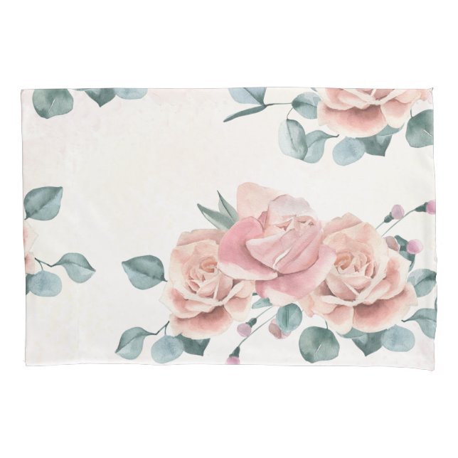 Funda De Cojín Murugi Luxe Beddings Floral Standard Pillowcase (Anverso-izquierdo)