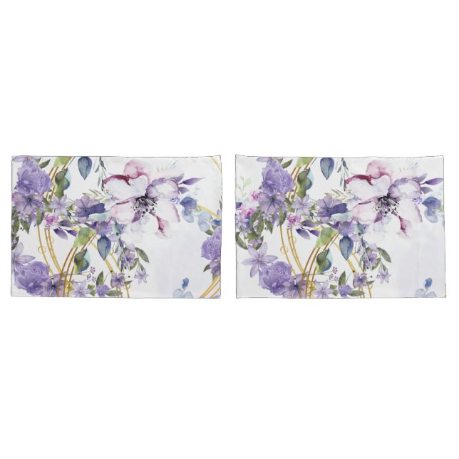 Funda De Cojín Murugi Luxe Beddings Regal Blossom Pares de (Reverso-Set)