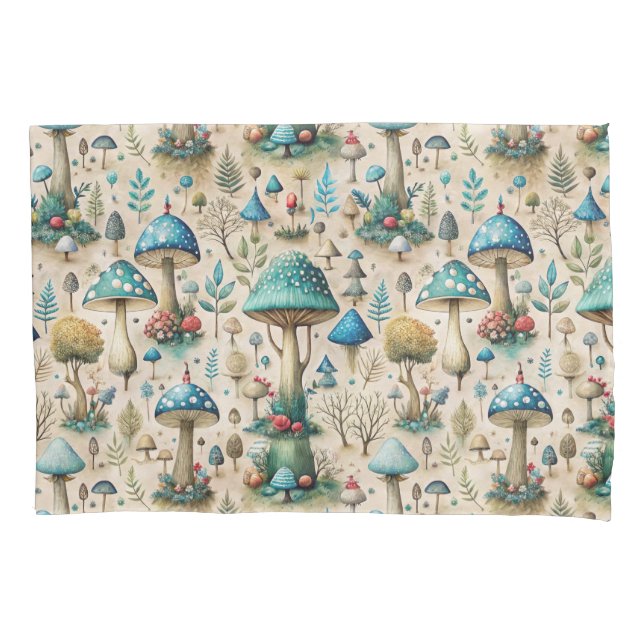 Funda De Cojín Mushrooms Fairyland Kids (Anverso)