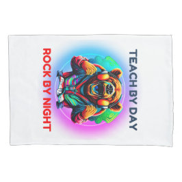 Funda De Cojín Música de amor de oso