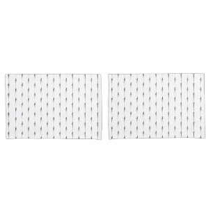 Funda De Cojín Música Motif Melding Treble Clef Black and White