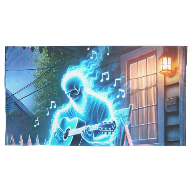 Funda De Cojín Músico fantasma (Anverso)