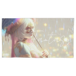 Funda De Cojín Mysterious Fantasy Girl - Ocean Art Aesthetic