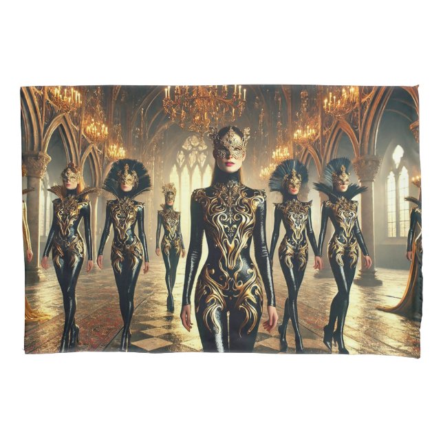 Funda De Cojín Mystic Elegance - Lujo Fantasy Pillowcase (Anverso)