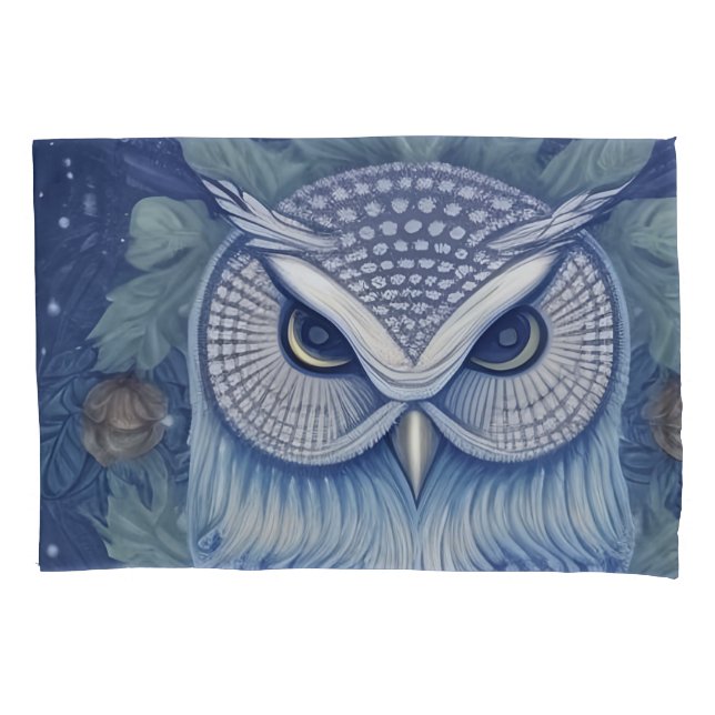 Funda De Cojín Mystical Fantasy Forest Owl (Anverso)