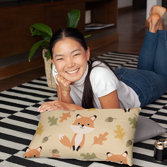 Funda De Cojín Naranja Fox Woodland Pillowcase (Subido por el creador)
