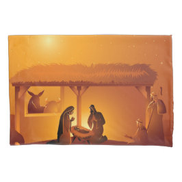 Funda De Cojín Natividad Niño Jesús María José Navidades