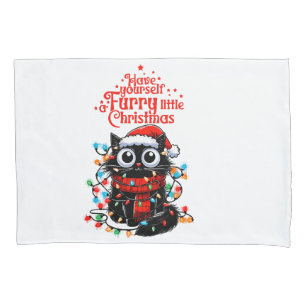 Funda De Cojín Navidad Peluda Pequeña