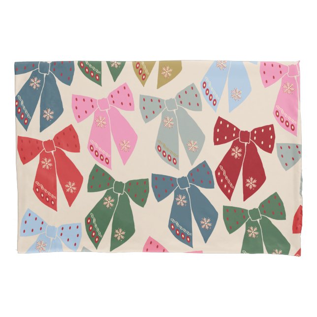 Funda De Cojín Navidades Bows Coquette (Anverso)