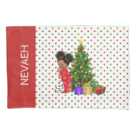 Funda De Cojín Navidades de bebé afroamericanas