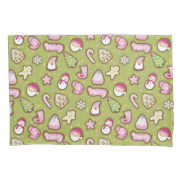 Funda De Cojín Navidades de cookies Green