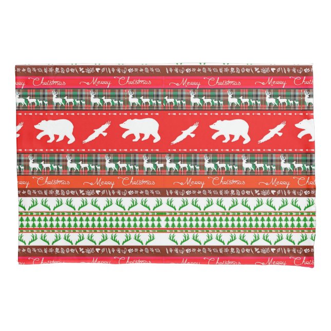 Funda De Cojín Navidades de los bosques (Anverso)