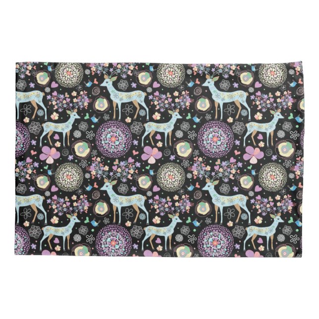 Funda De Cojín Navidades de Reindeer Paterna (Reverso)