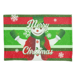 Funda De Cojín Navidades de Snowman festivos y divertidos
