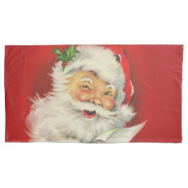 Funda De Cojín Navidades de Vintage Santa Claus