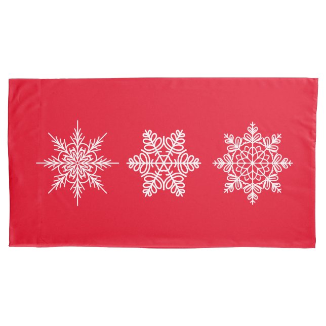 Funda De Cojín Navidades del Rey Pillowcase Snowflakes (Anverso)