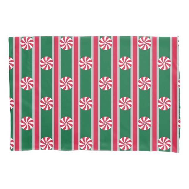 Funda De Cojín Navidades divertidos y aficionados Peppermint Cand (Anverso)