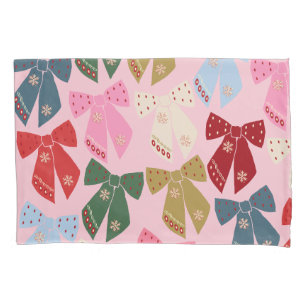 Funda De Cojín Navidades doblan la coqueta rosa