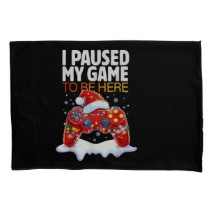 Funda De Cojín Navidades En El Que Detuve Mi Juego Para Estar Aqu