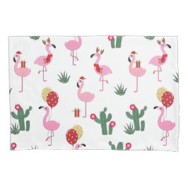 Funda De Cojín Navidades Flamingo Fiesta | Vacaciones