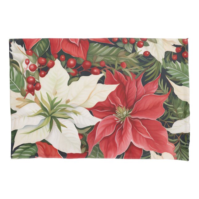 Funda De Cojín Navidades Flores (Anverso)