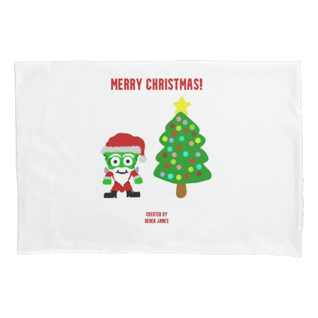 Funda De Cojín Navidades FrankenCheese Standard Pillowcase (Anverso)