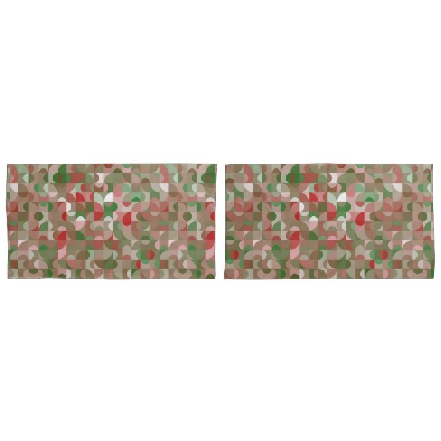 Funda De Cojín Navidades geométricos Groovy Boho Mod Retro (Anverso - Set)