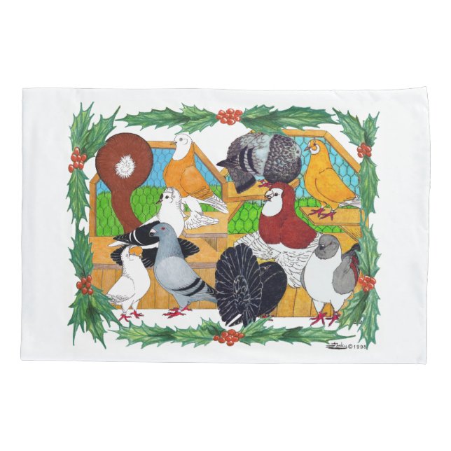 Funda De Cojín Navidades Pigeons (Reverso)