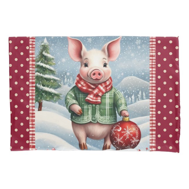 Funda De Cojín Navidades Piglet (Anverso)
