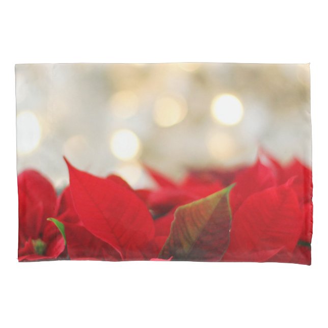 Funda De Cojín Navidades Poinsettia (Anverso)