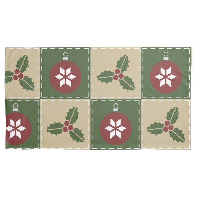 Funda De Cojín Navidades Quilt Pillowcase (Anverso)