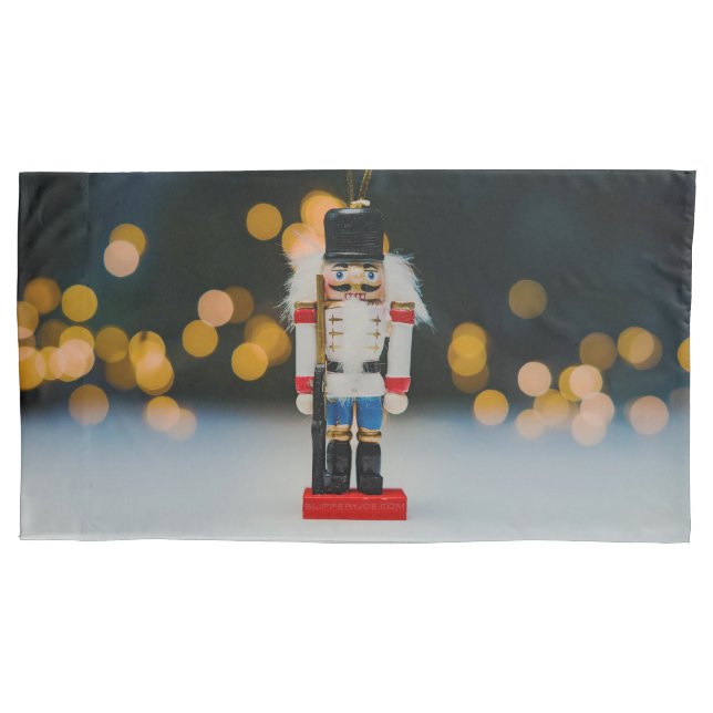 Funda De Cojín Navidades SlipperyOrnamento figurio nutcracker de  (Anverso)