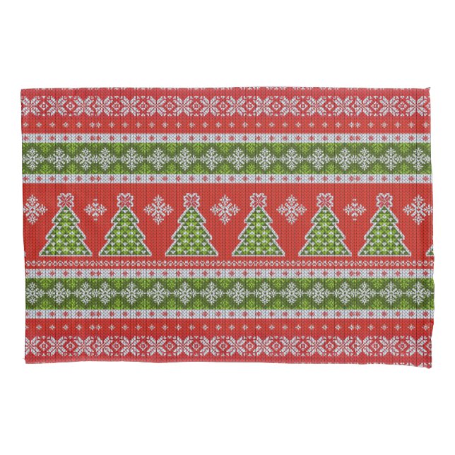 Funda De Cojín Navidades Viernes Verde Rojo Elegante (Anverso)