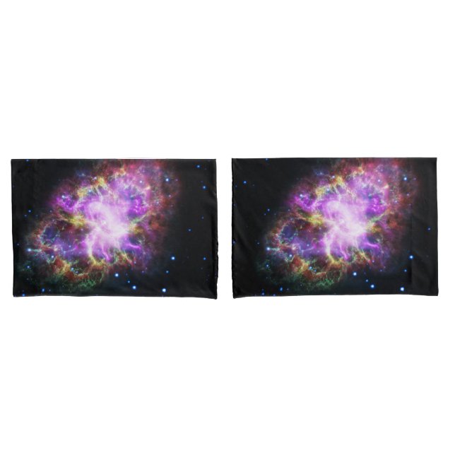 Funda De Cojín Nebulosa de cangrejo Supernova Compuesto de hubble (Anverso - Set)