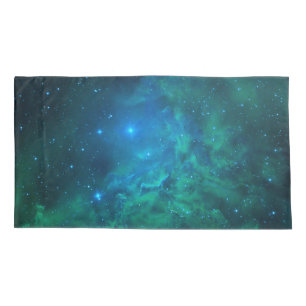 Funda De Cojín Nebulosa llameante de la estrella