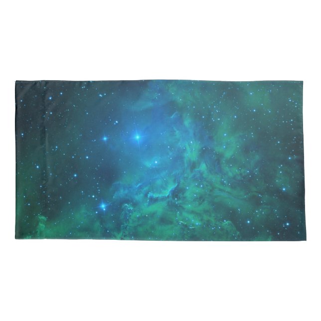 Funda De Cojín Nebulosa llameante de la estrella (Reverso)