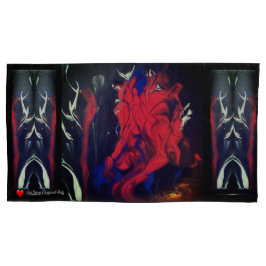 Funda De Cojín Negrita azul rojo blanco negrita Resumen