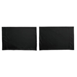 Funda De Cojín Negro mínimo simple