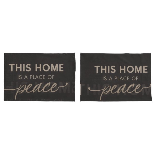 Funda De Cojín Neutral Affirmation Pillowcase | Modern Calm Home  (Reverso-Set)