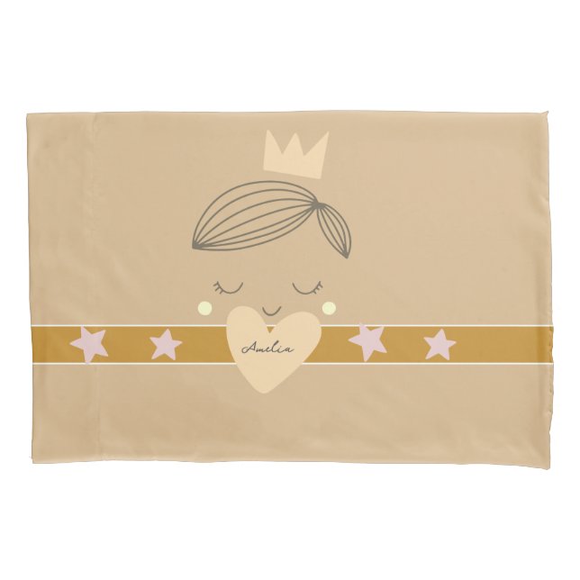 Funda De Cojín Niñas princesas Boho Princess (Anverso)