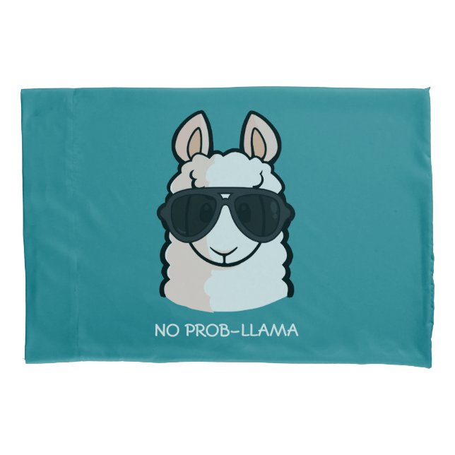 Funda De Cojín Ninguna Prob-Llama (Anverso)