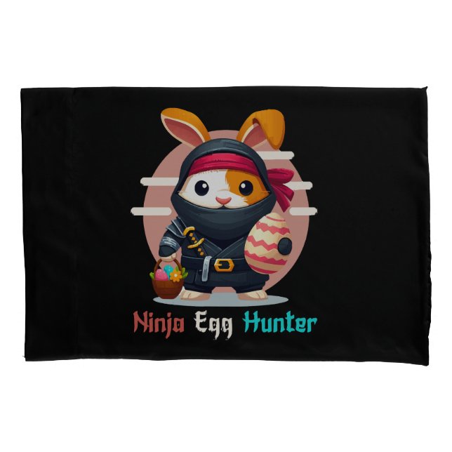 Funda De Cojín Ninja Egg Hunter (Anverso)