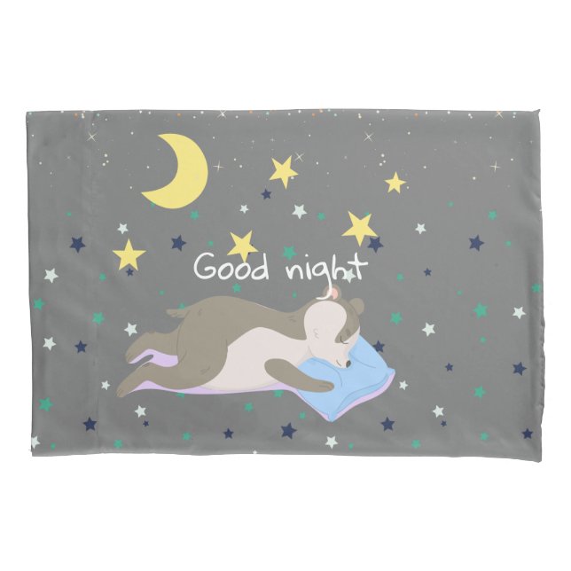 Funda De Cojín Niños adorables con patrones grises (Anverso)